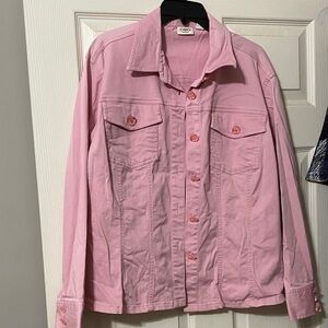 Calvin Klein Light Pink Jean Jacket